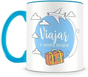 Ideias de presentes para quem ama viajar. caneca