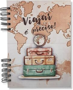 Ideias de presentes para quem ama viajar. diário de viagem